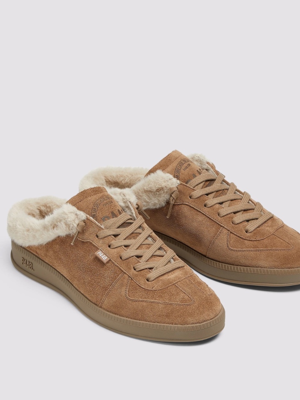 NEW P448 Women’s Monaco Slide Sneakers in Saddle | No Box| Size 38 EU | 7.5-8 US